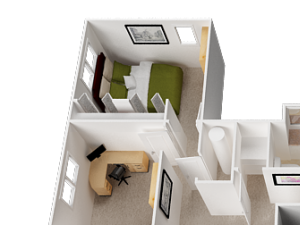 Wildwood Floor Plan Wildwood Floor Plan at Westview Heights Apartments, Portland, 97229